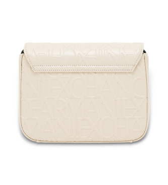 Armani Exchange Bolso de hombro beige