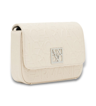 Armani Exchange Bolso de hombro beige