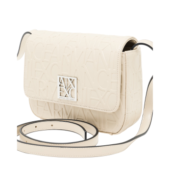 Armani Exchange Bolso de hombro beige