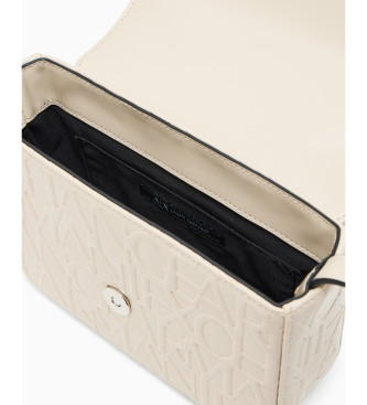 Armani Exchange Bolso de hombro beige
