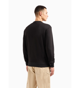Armani Exchange Sweatshirt com logtipo preto
