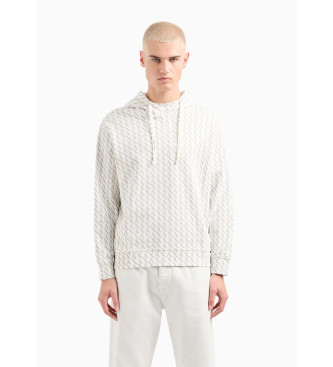 Armani Exchange Sweatshirt estampada branca