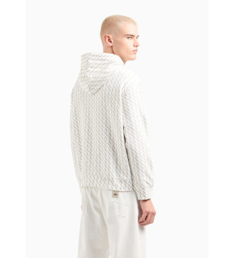 Armani Exchange Trykt sweatshirt hvid