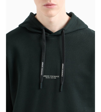 Armani Exchange Terry sweatshirt green