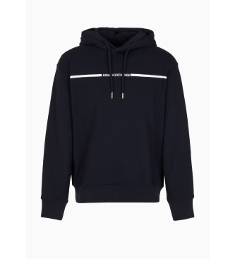 Armani Exchange Navy hooded sweatshirts
