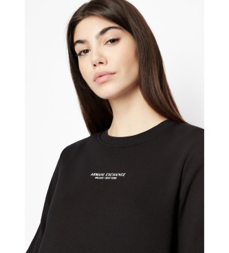 Armani Exchange Sweatshirts utan huva svart