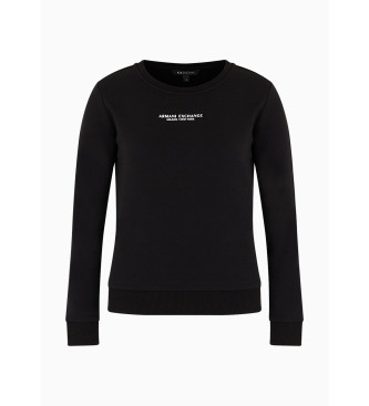 Armani Exchange Sweatshirts utan huva svart