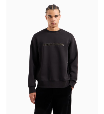 Armani Exchange Logo jumper black