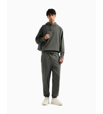 Armani Exchange Sudadera con capucha negro