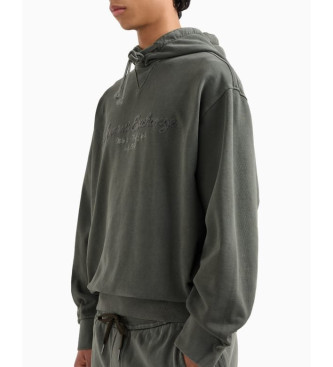 Armani Exchange Sudadera con capucha negro