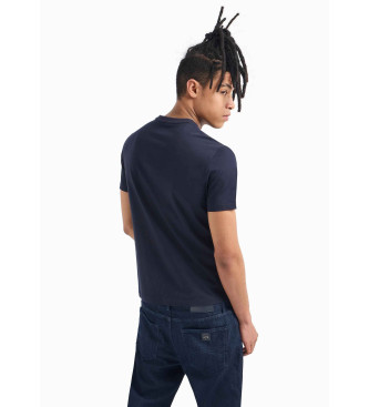 Armani Exchange Navy T-shirt med tryk