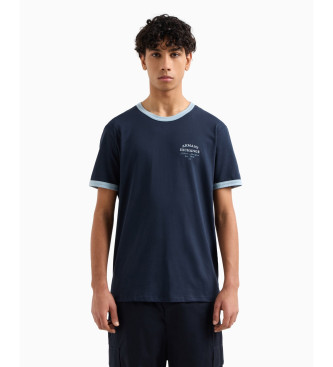 Armani Exchange Camiseta de manga corta marino