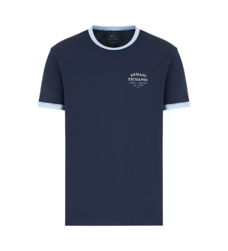 Armani Exchange Camiseta de manga corta marino