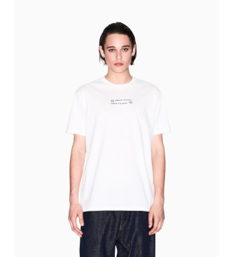 Armani Exchange Camiseta de manga corta blanco