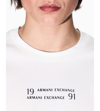 Armani Exchange Camiseta de manga corta blanco