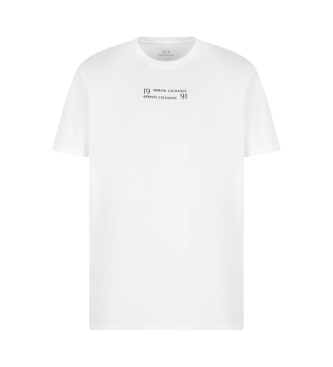 Armani Exchange Camiseta de manga corta blanco
