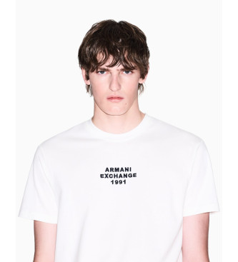 Armani Exchange Camiseta de manga corta blanco