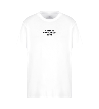 Armani Exchange Camiseta de manga corta blanco
