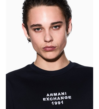 Armani Exchange Kortrmet T-shirt sort
