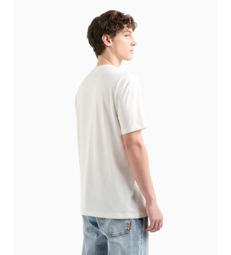 Armani Exchange Camiseta corte regular blanco