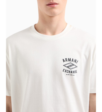 Armani Exchange Camiseta corte regular blanco