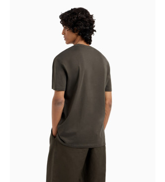 Armani Exchange T-shirt logo satin sort