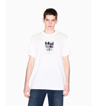 Armani Exchange Camiseta de manga corta blanco