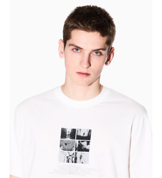Armani Exchange Camiseta de manga corta blanco