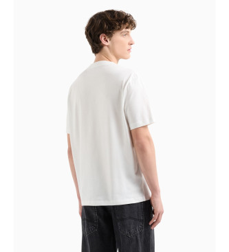 Armani Exchange T-shirt med hvidt broderet logo