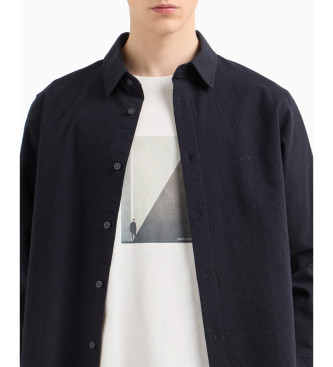 Armani Exchange Camiseta con fotorirnt blanco