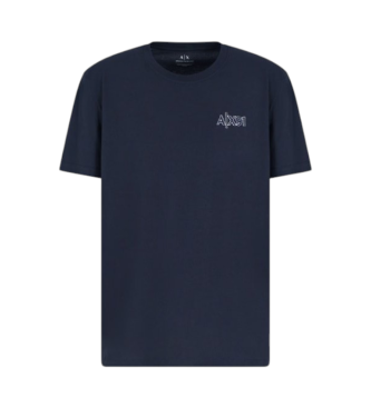 Armani Exchange Camiseta logo marino