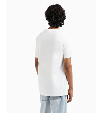 Armani Exchange Normales T-Shirt mit weiem Logo