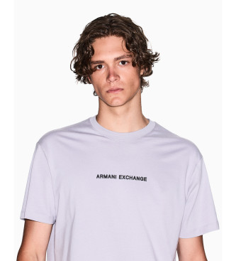 Armani Exchange Kortrmet T-shirt hvid