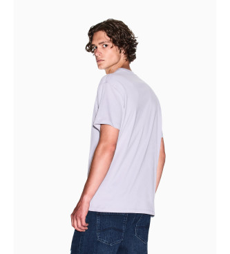 Armani Exchange Kortrmet T-shirt hvid