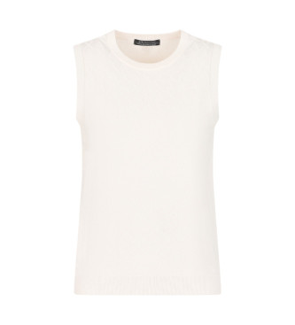 Armani Exchange White knitted top