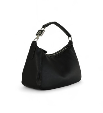 Armani Exchange Bolso Hobo negro