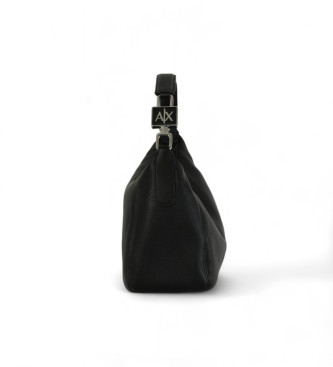 Armani Exchange Schwarze Hobo-Tasche