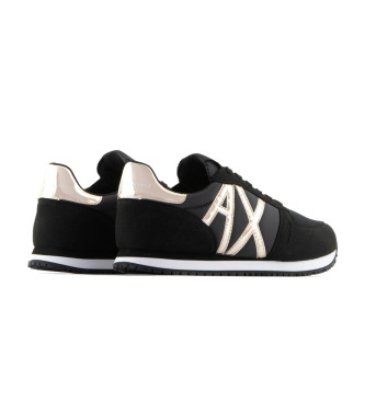 Armani Exchange Casual trainers logo gold, black