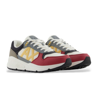 Armani Exchange Trainers with side logo and contrasting inserts  multicoloured