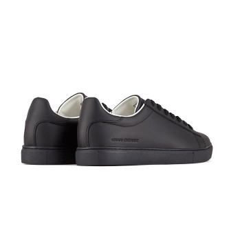Armani Exchange Sneaker basic in pelle nera