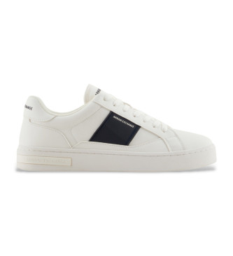 Armani Exchange Zapatillas de piel English blanco