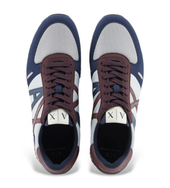 Armani Exchange Scarpe da ginnastica ecologiche blu