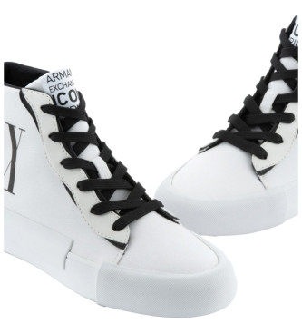 Armani Exchange Hvide sko i stvle-stil