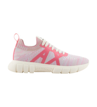 Armani Exchange Zapatillas Logo Ligero rosa