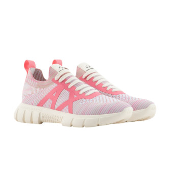 Armani Exchange Zapatillas Logo Ligero rosa