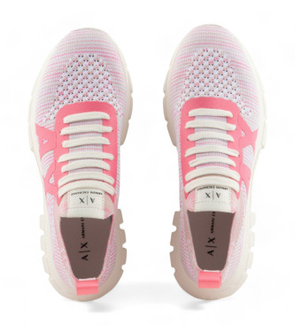 Armani Exchange Zapatillas Logo Ligero rosa