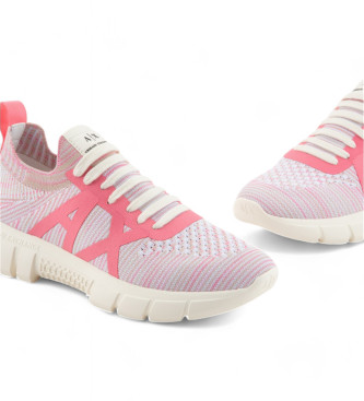 Armani Exchange Zapatillas Logo Ligero rosa