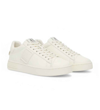 Armani Exchange Beige side logo trainers