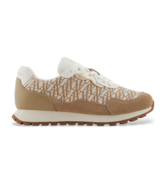 Armani Exchange Sneakers monogramma marrone