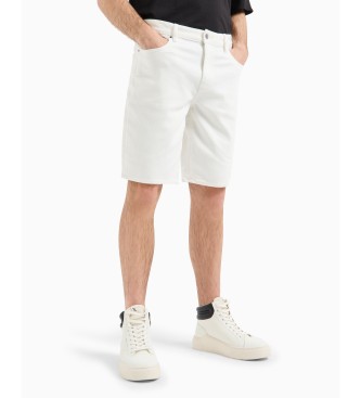 Armani Exchange Short 5 poches blanc